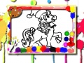 Гульня Horse Coloring Book