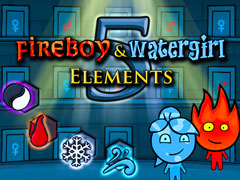 Гульня Fireboy and Watergirl 5: Elements
