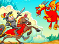 Гульня Knight And Dragons