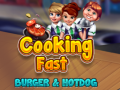 Гульня Cooking Fast: Burger & Hotdog
