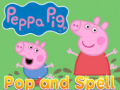 Гульня Peppa pig pop and spell