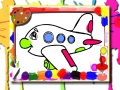 Гульня Airplane Coloring Book