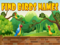 Гульня Find Birds Names