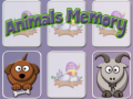 Гульня Animals Memory 