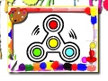 Гульня Fidget Spinner Coloring Book