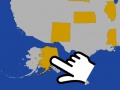 Гульня USA Map Challenge