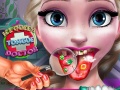 Гульня Ice Queen Tongue Doctor