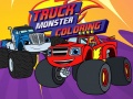 Гульня Truck Monster Coloring