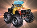 Гульня Cartoon Trucks Hidden Stars