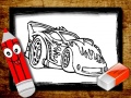 Гульня Back To School Car Coloring Book
