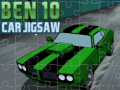 Гульня Ben 10 Car Jigsaw 
