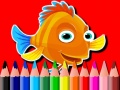 Гульня Back To School: Fish Coloring Book