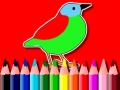 Гульня Back To School: Birds Coloring Book