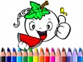 Гульня Back To School: Vegy Coloring Book
