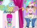 Гульня Unicorn Hairstyles