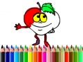 Гульня Back To School: Fruits Coloring