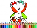 Гульня Back to School: Sweet Bear Coloring