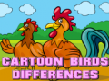 Гульня Cartoon Birds Differences