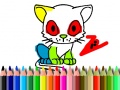 Гульня Back To School: Cat Coloring