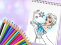 Гульня Amazing Princess Coloring Book