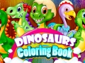 Гульня Dinosaurs Coloring Book