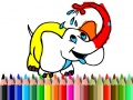 Гульня Back To School: Elephant coloring