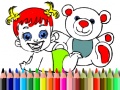 Гульня Back To School: Baby Doll Coloring