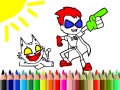 Гульня Back To School: Titans Coloring Book
