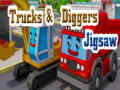 Гульня Trucks & Digger Jigsaw 