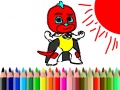 Гульня Back To School: Mask Boy Coloring