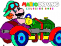 Гульня Mario Driving Coloring Book