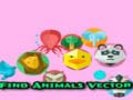 Гульня Find Animals Vector