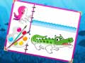 Гульня Sea Creatures Coloring Book
