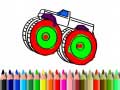 Гульня Back To School: Monster Truck Coloring