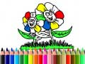 Гульня Back to School: Flowers Coloring