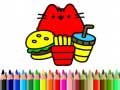 Гульня Back To School: Cute Cats Coloring
