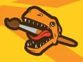 Гульня Dinosaur Warrior Coloring