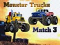 Гульня Monsters Trucks Match 3