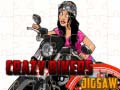 Гульня Crazy Bikers Jigsaw