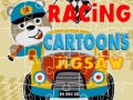 Гульня Racing Cartoons Jigsaw