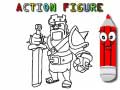 Гульня Back To School: Action Figure Coloring