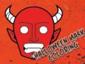 Гульня Halloween Mask Coloring Book