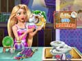 Гульня Goldie Dish Washing