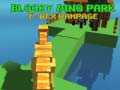 Гульня Blocky Dino Park T-Rex Rampage