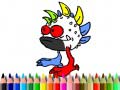 Гульня Back To School: Halloween Coloring Book