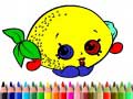 Гульня Back To School: Fruits Coloring Book