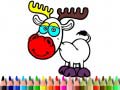 Гульня Back to School: Deer Coloring Book