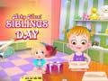 Гульня Baby Hazel: Siblings Day