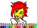 Гульня Back To School: Cute Girl Coloring