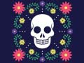 Гульня Colorful Skull Jigsaw